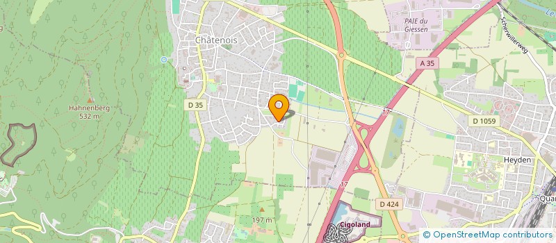 localisation de l'entreprise MONSIEUR MANUEL DREISZKER  CHATENOIS