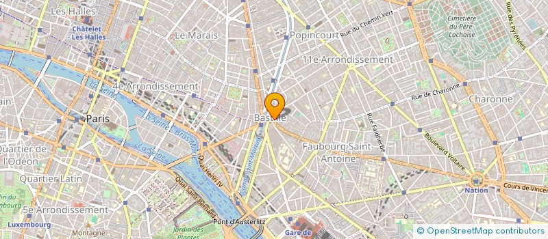 localisation de l'entreprise MONSIEUR MANUEL DROUGLAZET  PARIS