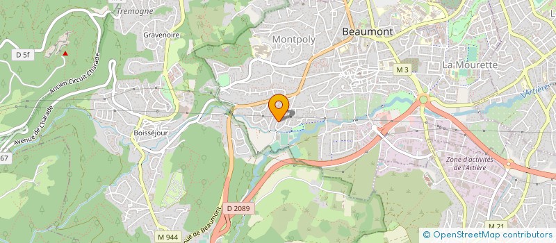 localisation de l'entreprise MONSIEUR MANUEL DUARTE  BEAUMONT