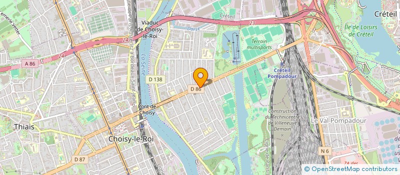 localisation de l'entreprise MONSIEUR MANUEL DUCAMP  CHOISY-LE-ROI