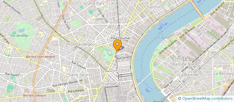 localisation de l'entreprise MONSIEUR MANUEL DUCASSE  BORDEAUX