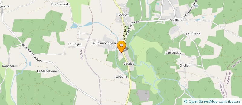 localisation de l'entreprise MONSIEUR MANUEL DURAND à LA CLOTTE