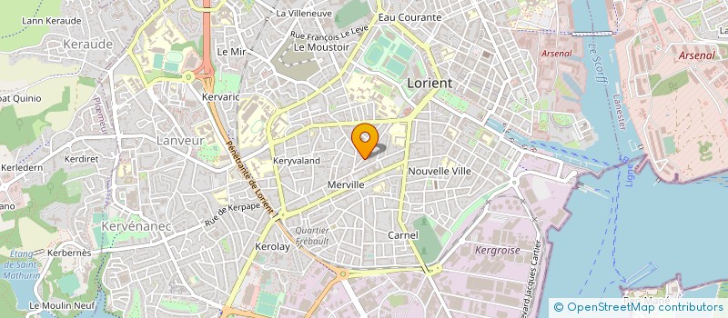 localisation de l'entreprise MONSIEUR MANUEL DUTRUS  LORIENT