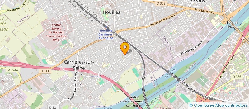 localisation de l'entreprise MONSIEUR MANUEL-EDUARD CRISTEA  CARRIERES-SUR-SEINE