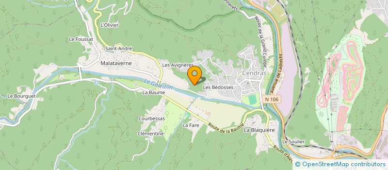 localisation de l'entreprise MONSIEUR MANUEL ENTRIALGO  SAINT-PAUL-LA-COSTE