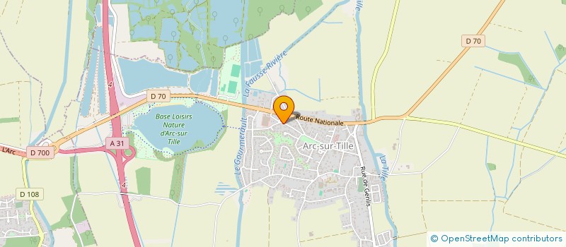 localisation de l'entreprise MONSIEUR MANUEL ESA  ARC-SUR-TILLE