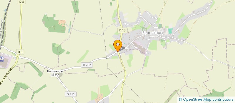 localisation de l'entreprise MONSIEUR MANUEL ESTEVES-PEREIRA  SEBONCOURT