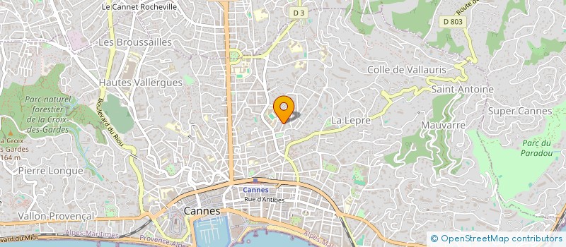 localisation de l'entreprise MONSIEUR MANUEL FABIANO à CANNES
