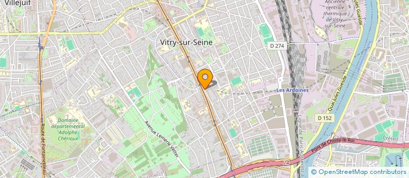 localisation de l'entreprise MONSIEUR MANUEL FERNANDES  VITRY-SUR-SEINE