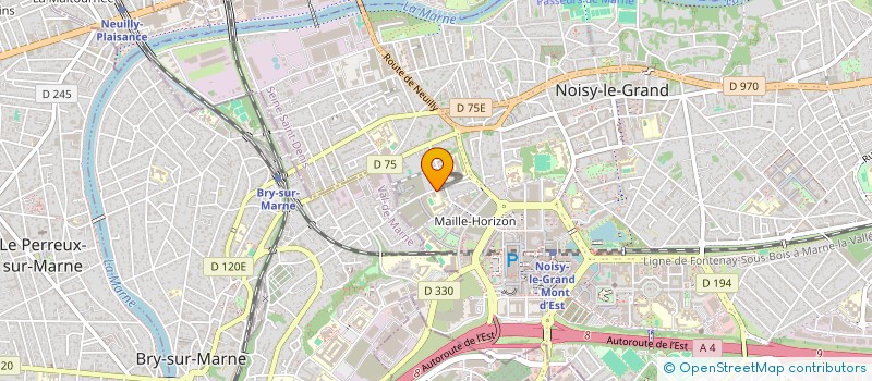 localisation de l'entreprise MONSIEUR MANUEL FERNANDES  NOISY-LE-GRAND