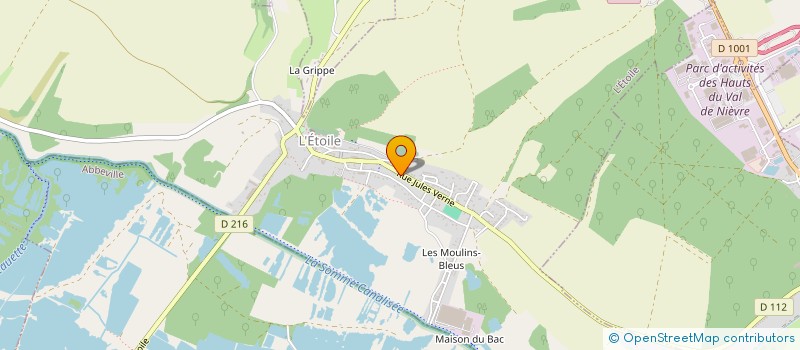 localisation de l'entreprise MONSIEUR MANUEL FERNANDES  L'ETOILE