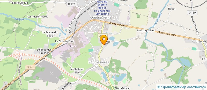 localisation de l'entreprise MONSIEUR MANUEL FERNANDES à TERRES-DE-HAUTE-CHARENTE
