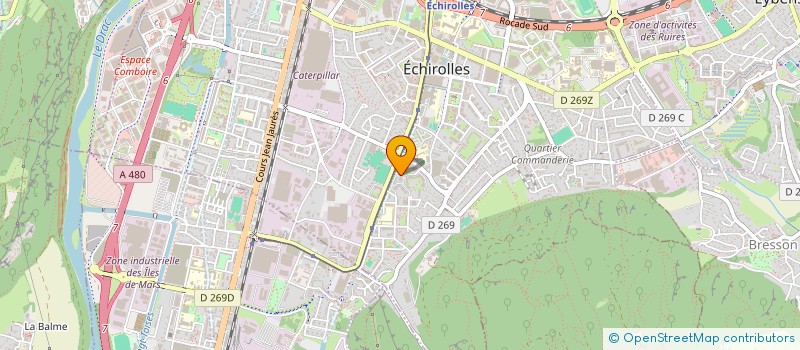 localisation de l'entreprise MONSIEUR MANUEL FERNANDES  ECHIROLLES