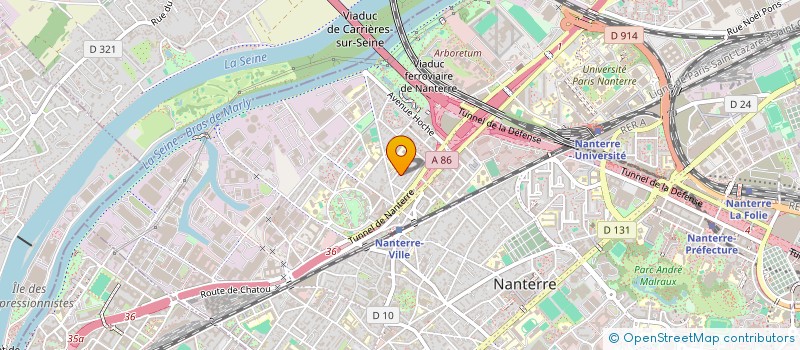 localisation de l'entreprise MONSIEUR MANUEL FERNANDES  NANTERRE