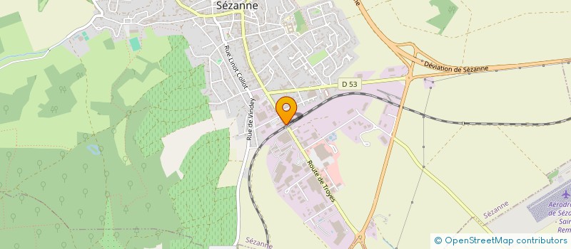 localisation de l'entreprise MONSIEUR MANUEL FERNANDES CARDOSO  SEZANNE