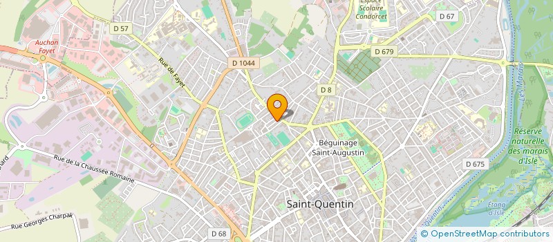 localisation de l'entreprise MONSIEUR MANUEL FERNANDES DA CUNHA à SAINT-QUENTIN