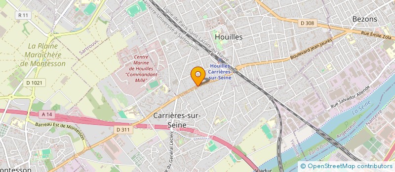 localisation de l'entreprise MONSIEUR MANUEL FERNANDES RIBEIRO  MONTESSON