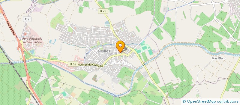 localisation de l'entreprise MONSIEUR MANUEL FERNANDEZ  SALEILLES