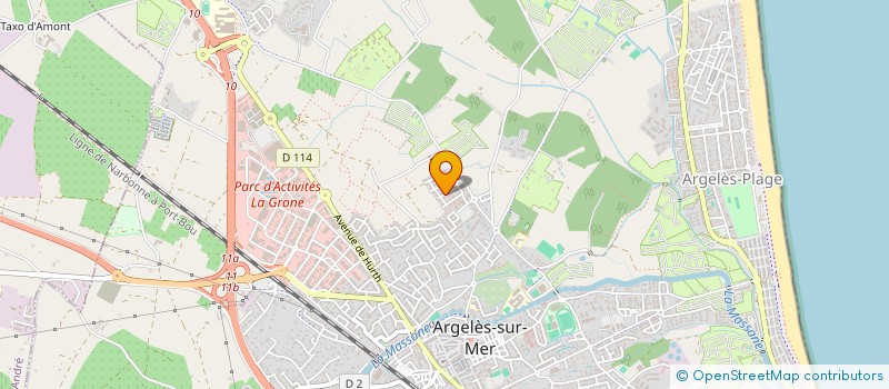 localisation de l'entreprise MONSIEUR MANUEL FERNANDEZ à ARGELES-SUR-MER