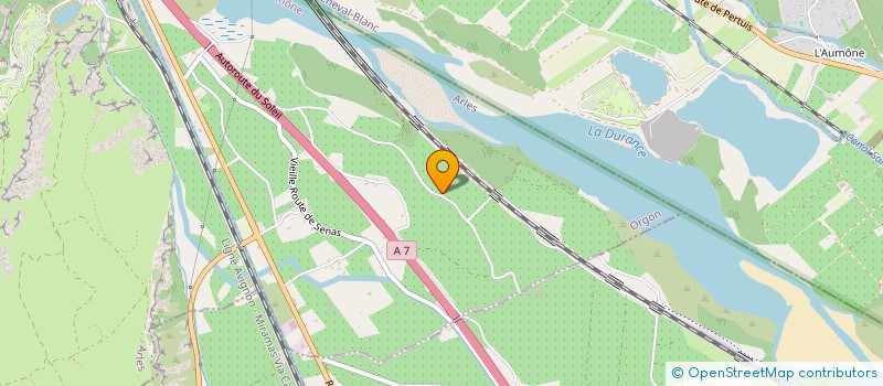 localisation de l'entreprise MONSIEUR MANUEL FERNANDEZ  ORGON