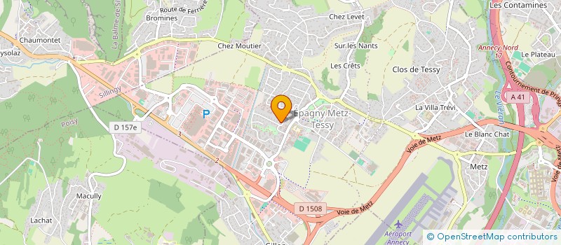 localisation de l'entreprise MONSIEUR MANUEL FERNANDEZ  EPAGNY METZ-TESSY