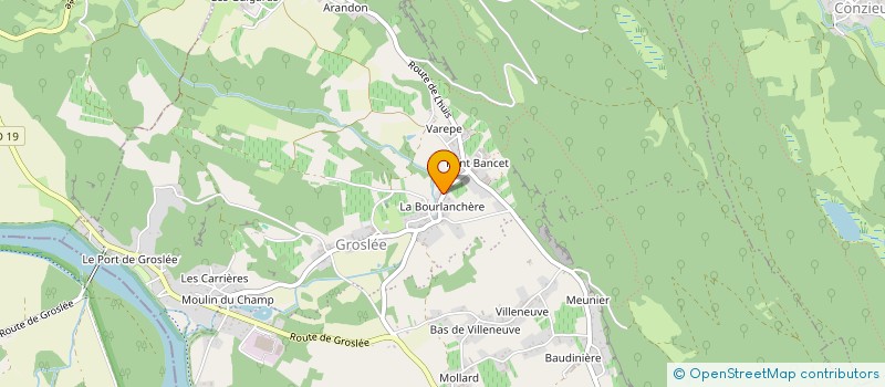 localisation de l'entreprise MONSIEUR MANUEL FERNANDEZ  GROSLEE-SAINT-BENOIT