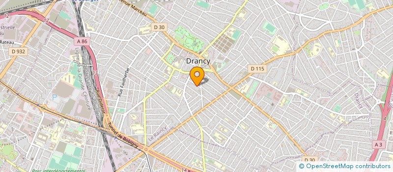 localisation de l'entreprise MONSIEUR MANUEL FERREIRA à DRANCY