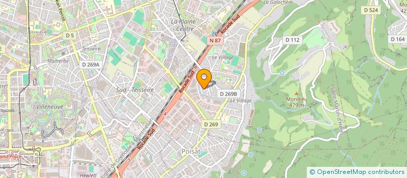 localisation de l'entreprise MONSIEUR MANUEL FERREIRA  SAINT-MARTIN-D'HERES