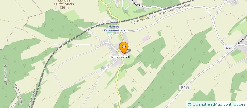 localisation de l'entreprise MONSIEUR MANUEL FERREIRA  NAMPS-MAISNIL