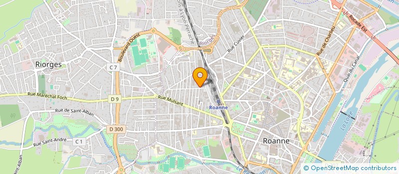 localisation de l'entreprise MONSIEUR MANUEL FERREIRA à ROANNE