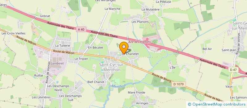 localisation de l'entreprise MONSIEUR MANUEL FERREIRA ALVES à SAINT-CYR-SUR-MENTHON
