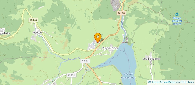 localisation de l'entreprise MONSIEUR MANUEL FERREIRA DE SOUSA  PUYVALADOR