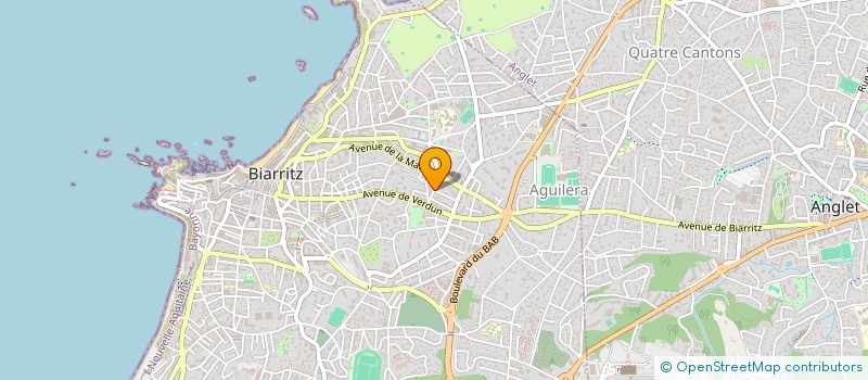 localisation de l'entreprise MONSIEUR MANUEL FERREIRA RIBEIRO à BIARRITZ