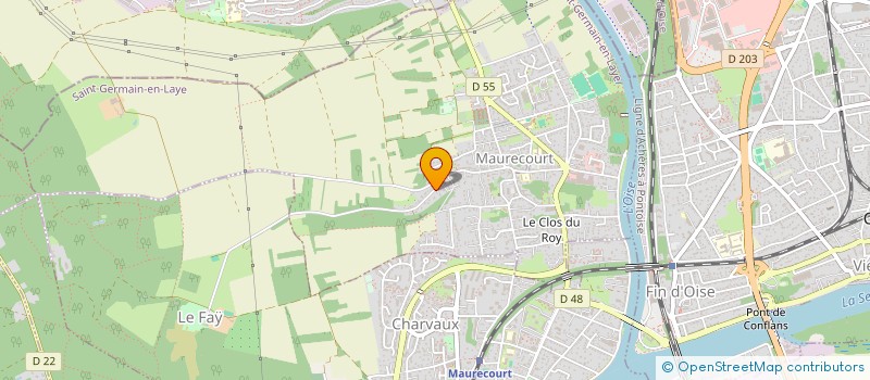 localisation de l'entreprise MONSIEUR MANUEL FERREIRA RODRIGUES  MAURECOURT