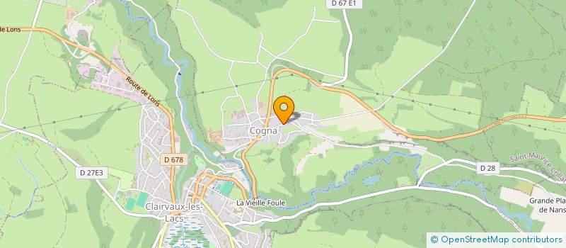 localisation de l'entreprise MONSIEUR MANUEL FERREIRA TEIXEIRA  COGNA