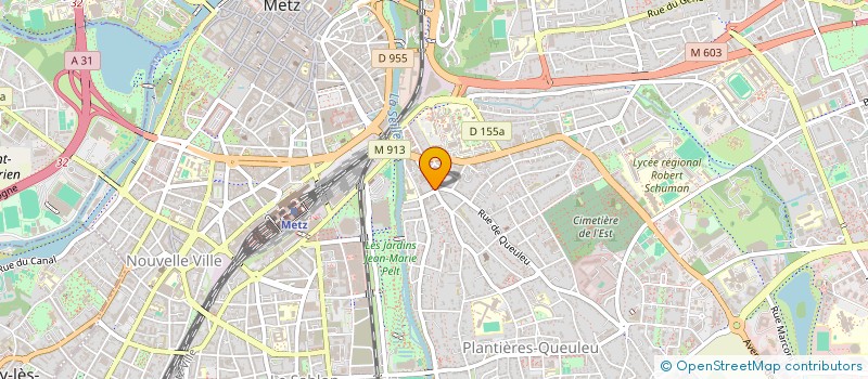 localisation de l'entreprise MONSIEUR MANUEL FLEURENTIN  METZ