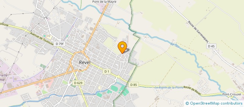 localisation de l'entreprise MONSIEUR MANUEL FLORENT  REVEL