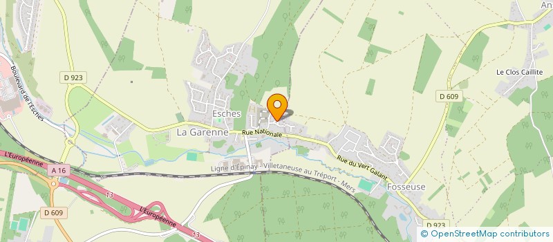 localisation de l'entreprise MONSIEUR MANUEL FONSECA DIAS  ESCHES