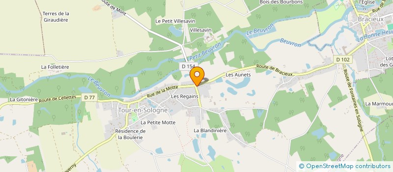 localisation de l'entreprise MONSIEUR MANUEL FONTEGNE à TOUR-EN-SOLOGNE