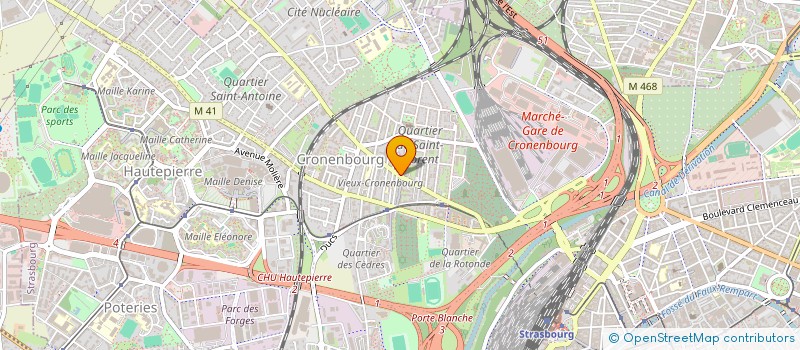 localisation de l'entreprise MONSIEUR MANUEL FORTUNATO ABRANTES à STRASBOURG