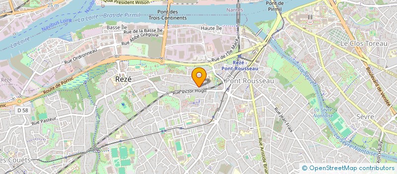 localisation de l'entreprise MONSIEUR MANUEL FRADIN à REZE