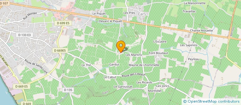 localisation de l'entreprise MONSIEUR MANUEL FRANQUEIRA  CARS