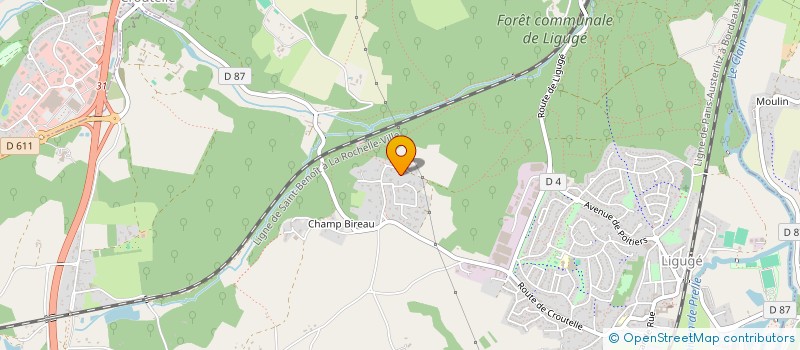 localisation de l'entreprise MONSIEUR MANUEL FREIRE  LIGUGE