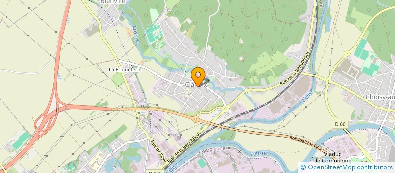 localisation de l'entreprise MONSIEUR MANUEL FREITAS DE CASTRO  CLAIROIX