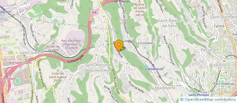 localisation de l'entreprise MONSIEUR MANUEL FUENTES à NICE