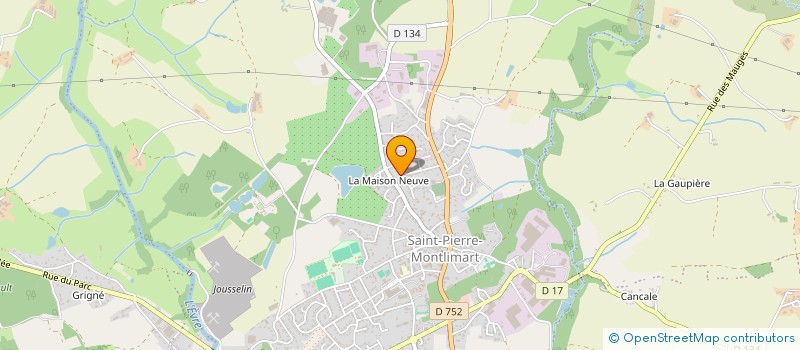 localisation de l'entreprise MONSIEUR MANUEL GABORIAU  BEAUPREAU-EN-MAUGES