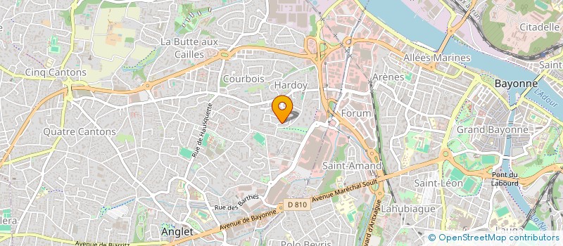 localisation de l'entreprise MONSIEUR MANUEL GALAN à ANGLET