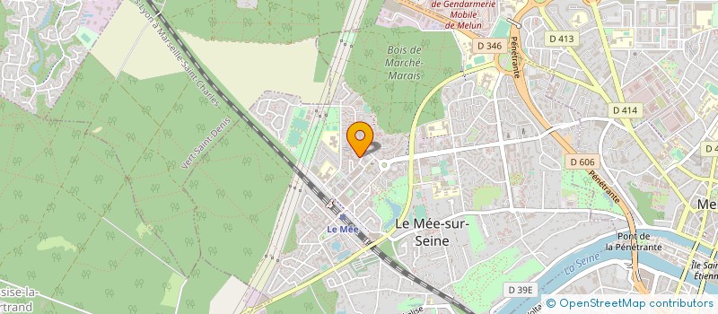 localisation de l'entreprise MONSIEUR MANUEL GAMEIRO DA SILVA à LE MEE-SUR-SEINE