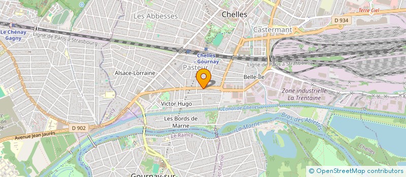 localisation de l'entreprise MONSIEUR MANUEL GAMEIRO DOS SANTOS à CHELLES