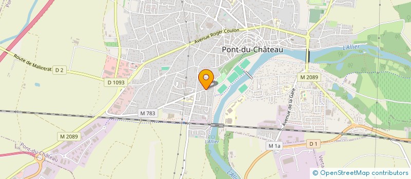 localisation de l'entreprise MONSIEUR MANUEL GARCIA  PONT-DU-CHATEAU